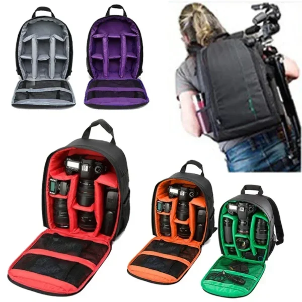 Waterproof DSLR Camera Backpack for Travel & Photography