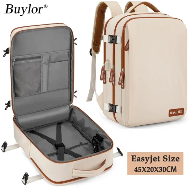 Buylor Travel Backpack 45x20x30 Cabin Bag for Men & Women