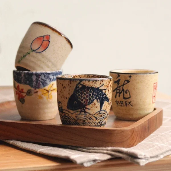 50ml Japanese Ceramic Wine Cup – Sake & Shochu Cup