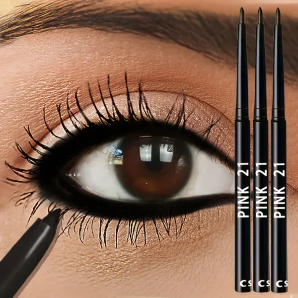 3pcs Waterproof Eyeliner Pencils – Smudge-Proof & Long-Lasting