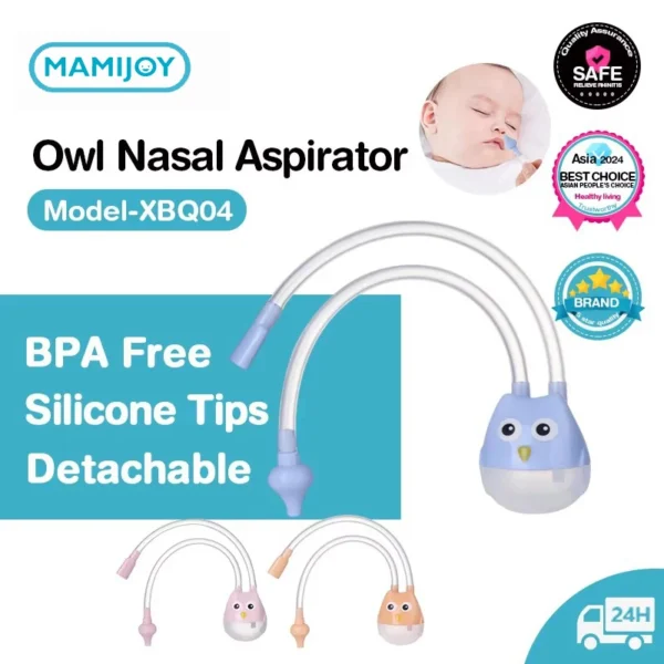 MAMIJOY Baby Nasal Aspirator – Safe Nose Cleaner