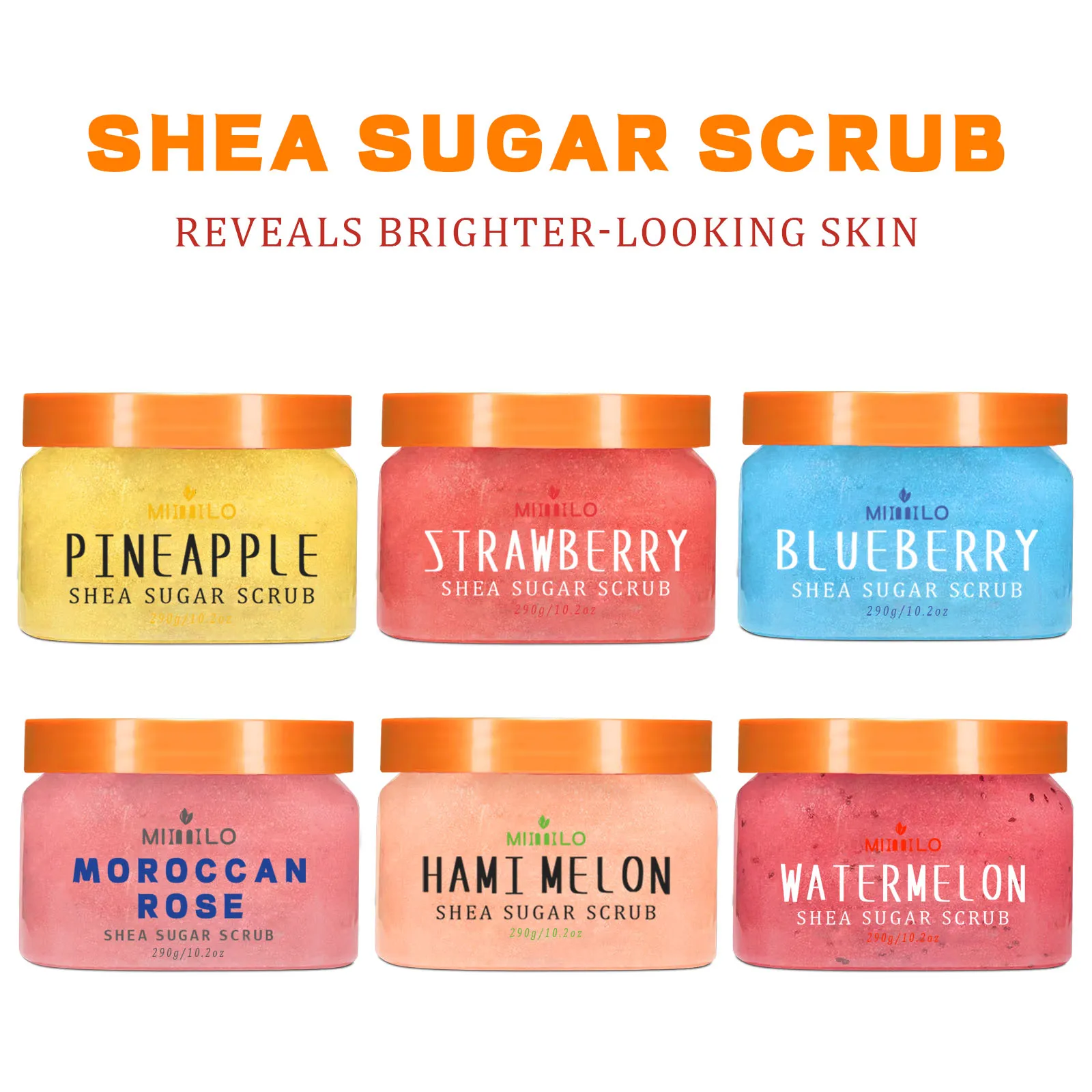 S246e3bb46d9743eea3f571b361638905f-1.webp SHEA Sugar Body Scrub – Exfoliating & Moisturizing - Image 1
