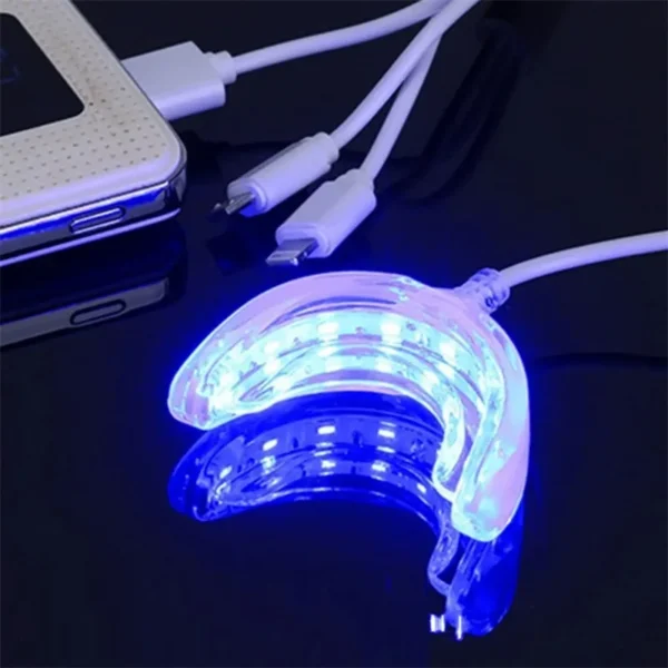 Teeth Whitening LED Light Portable USB Blue Light Device