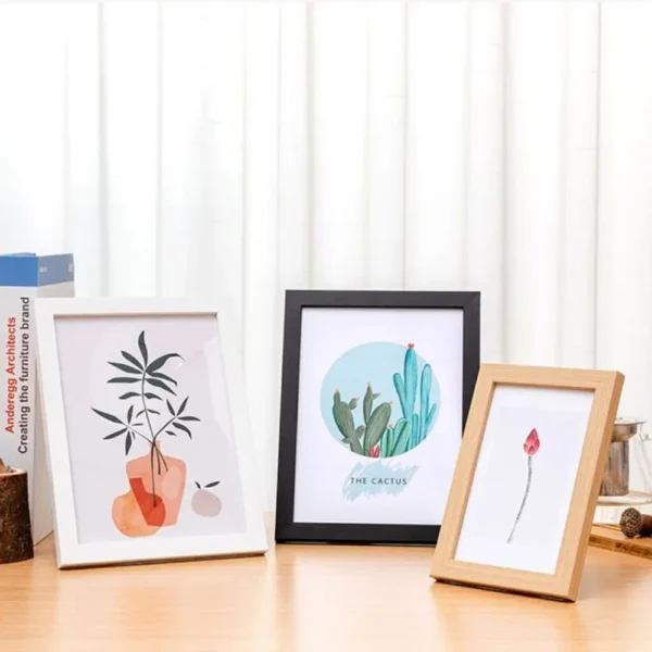 Wooden Photo Frame – Wall Hanging & Table Stand