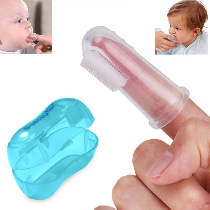 S67147aee93da4eca92821c867c96ac75r.webp Soft Finger Toothbrush Baby & Infant Oral Care - Image 1