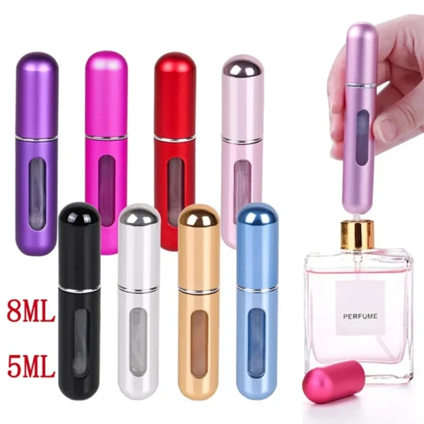 Refillable Mini Perfume Spray Bottle – Travel 5ml/8ml