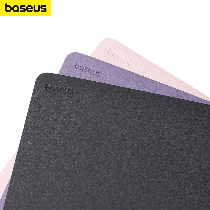 Sb540cafdb8564100b4d7da6d4711b304R.webp Baseus PU Leather Mouse Mat – Anti-slip Waterproof 26×21cm - Image 1