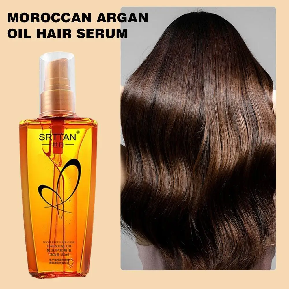 Scf6559f0dd5d4b959ddd8cfbb1732512D.webp Moroccan Argan Oil Hair Serum – Repair & Shine - Image 1