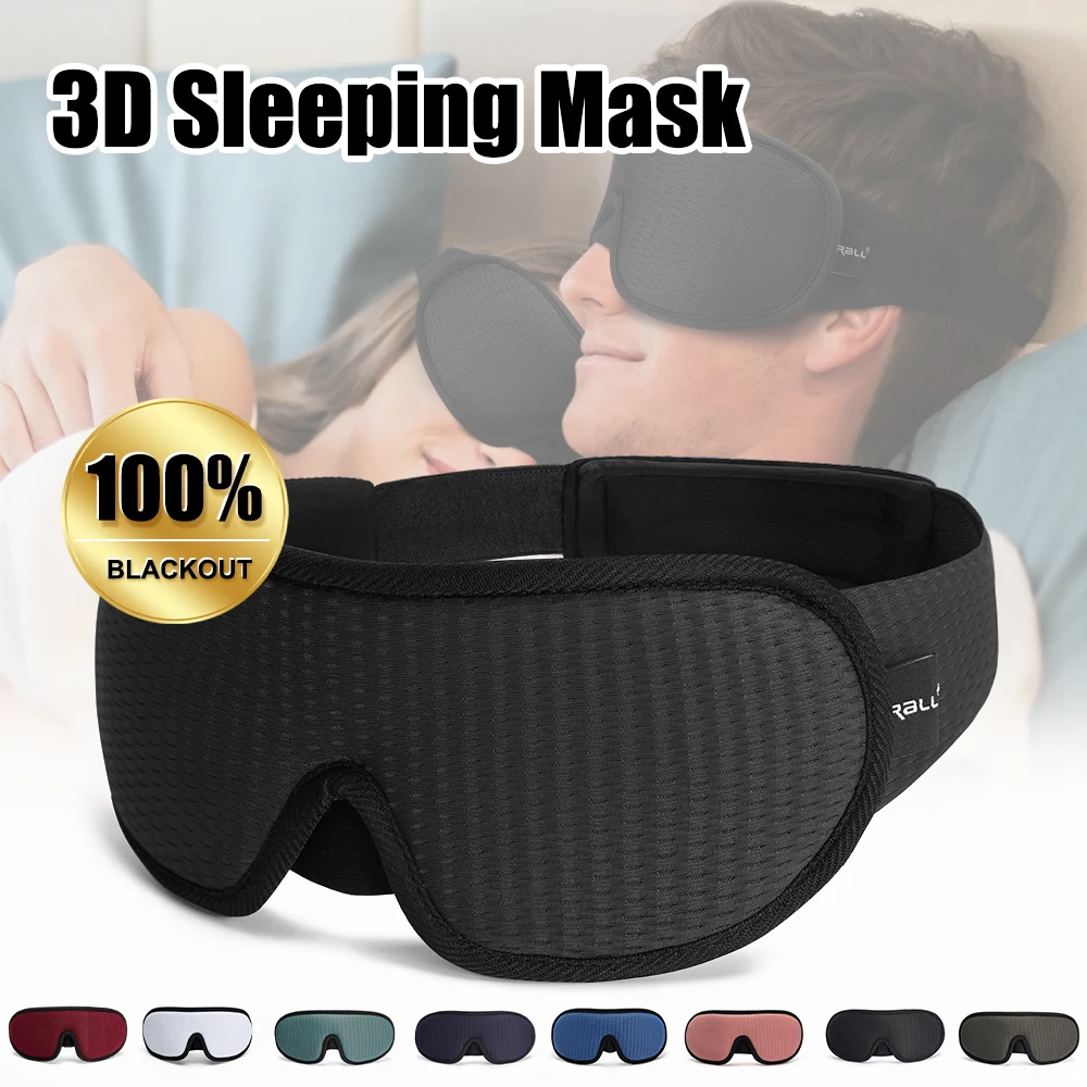 Sec02b61825734f3095325c4d466a90b5h.webp 3D Sleeping Mask Soft Padded Eye Shade for Travel - Image 1