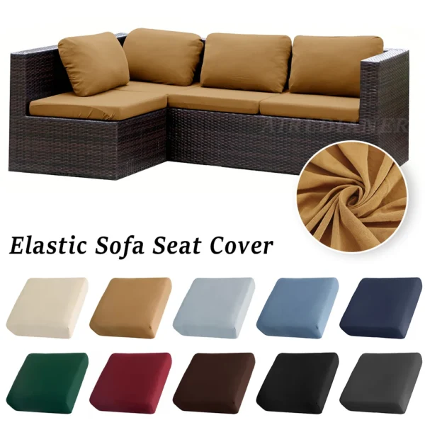 Elastic Sofa Cushion Cover – Washable & Anti-Dust