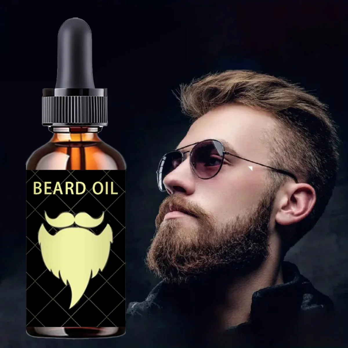 Sfddab6feb3d5411bbe0a4450c4265973V.webp Beard Growth Essential Oil – 100% Natural Formula for Thicker & Healthier Beard - Image 1